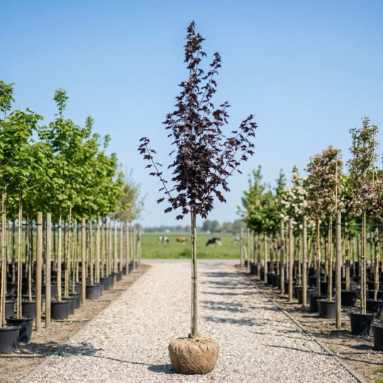 Acer platanoides Royal Red, Rode esdoorn